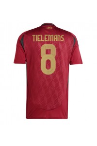 Fotbalové Dres Belgie Youri Tielemans #8 Domácí Oblečení ME 2024 Krátký Rukáv